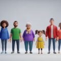 3d characters blank