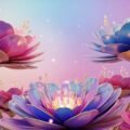 3d flower background