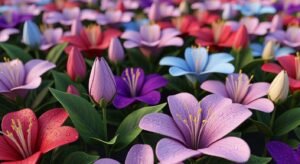3d flower background image 4