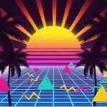 80s background image