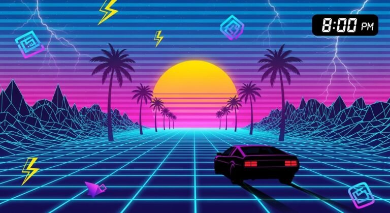 80s background image 3