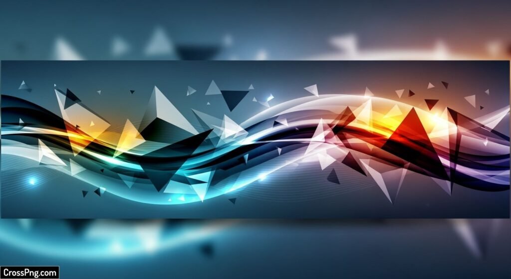 Abstract banner background image