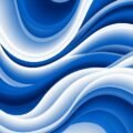 Abstract blue and white