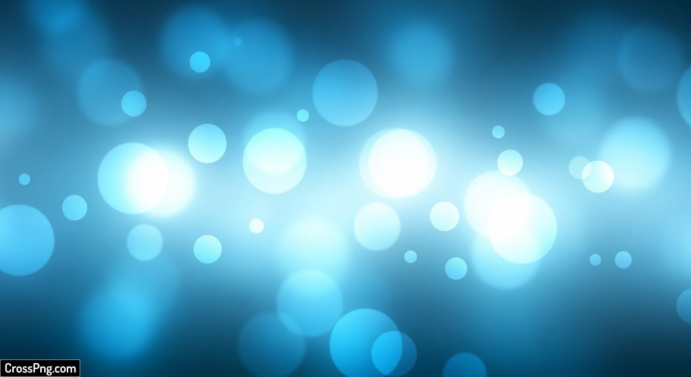 Abstract blue bokeh background image 2