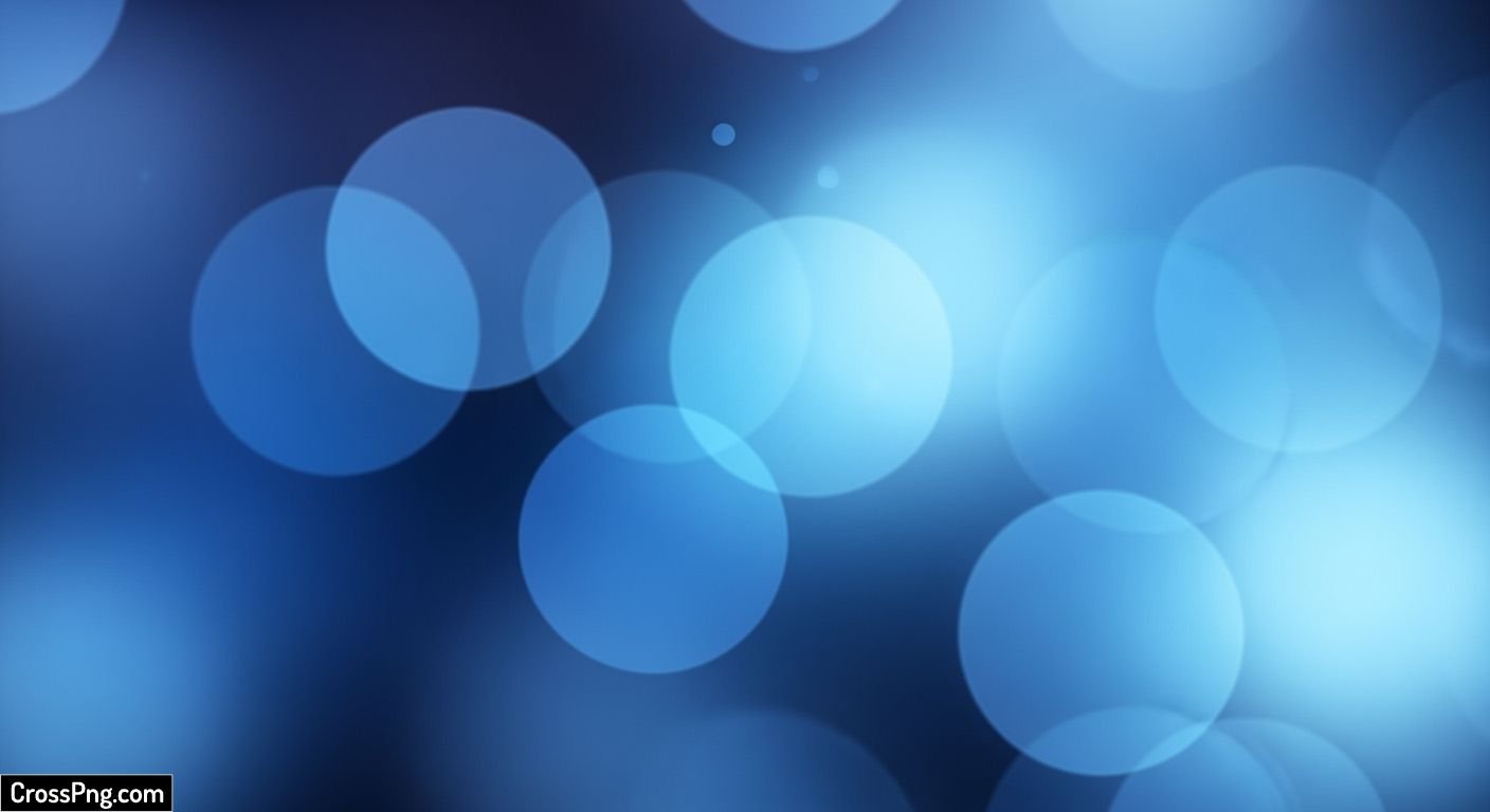 Abstract blue bokeh background image 3