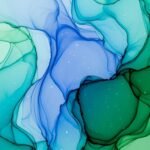 Abstract blue green background image