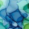 Abstract blue green background