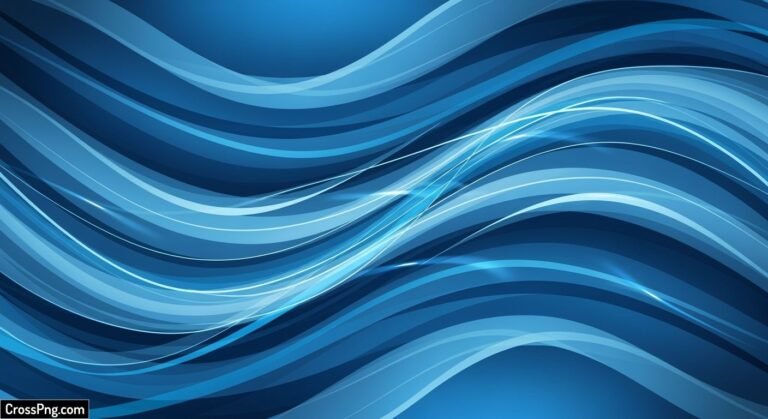 Abstract blue wave background image 2