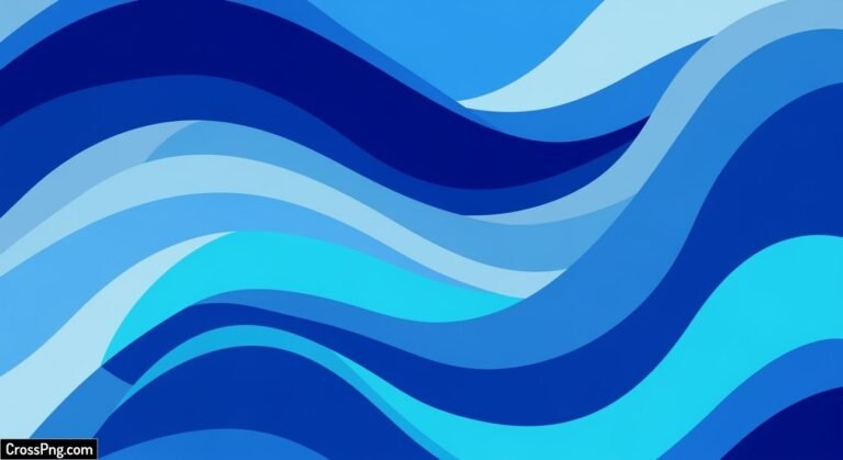 Abstract blue wave background image 3
