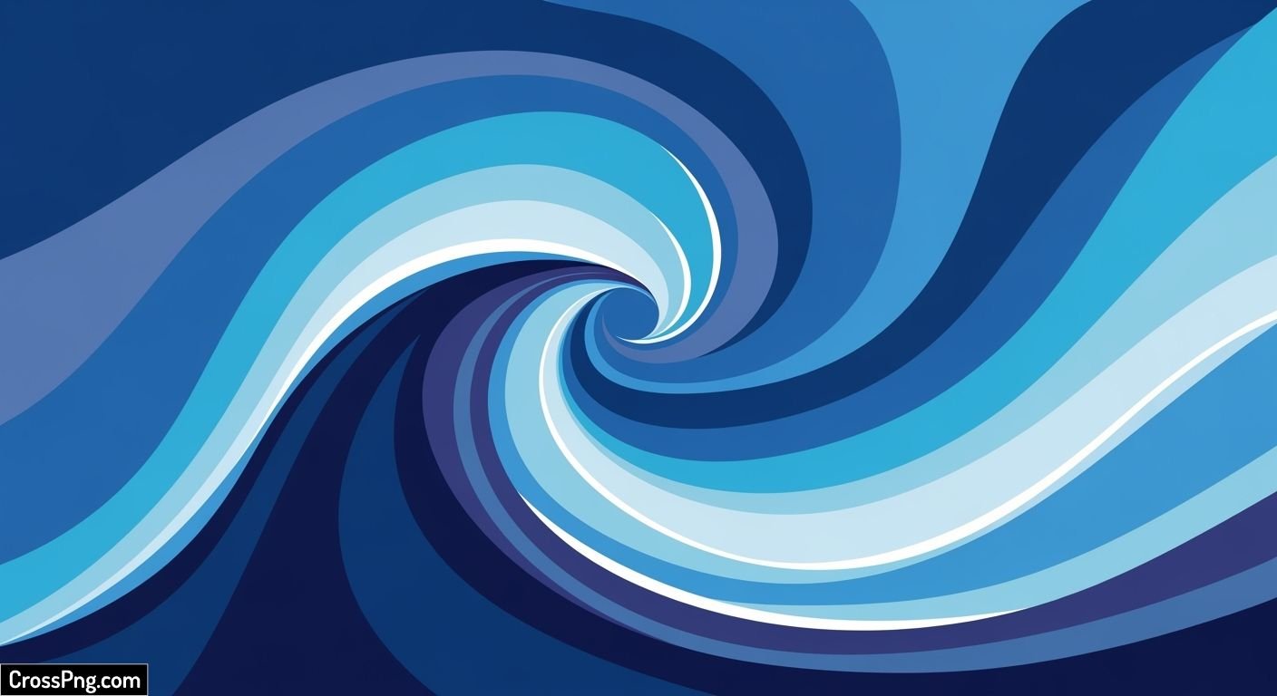 Abstract blue wave background image