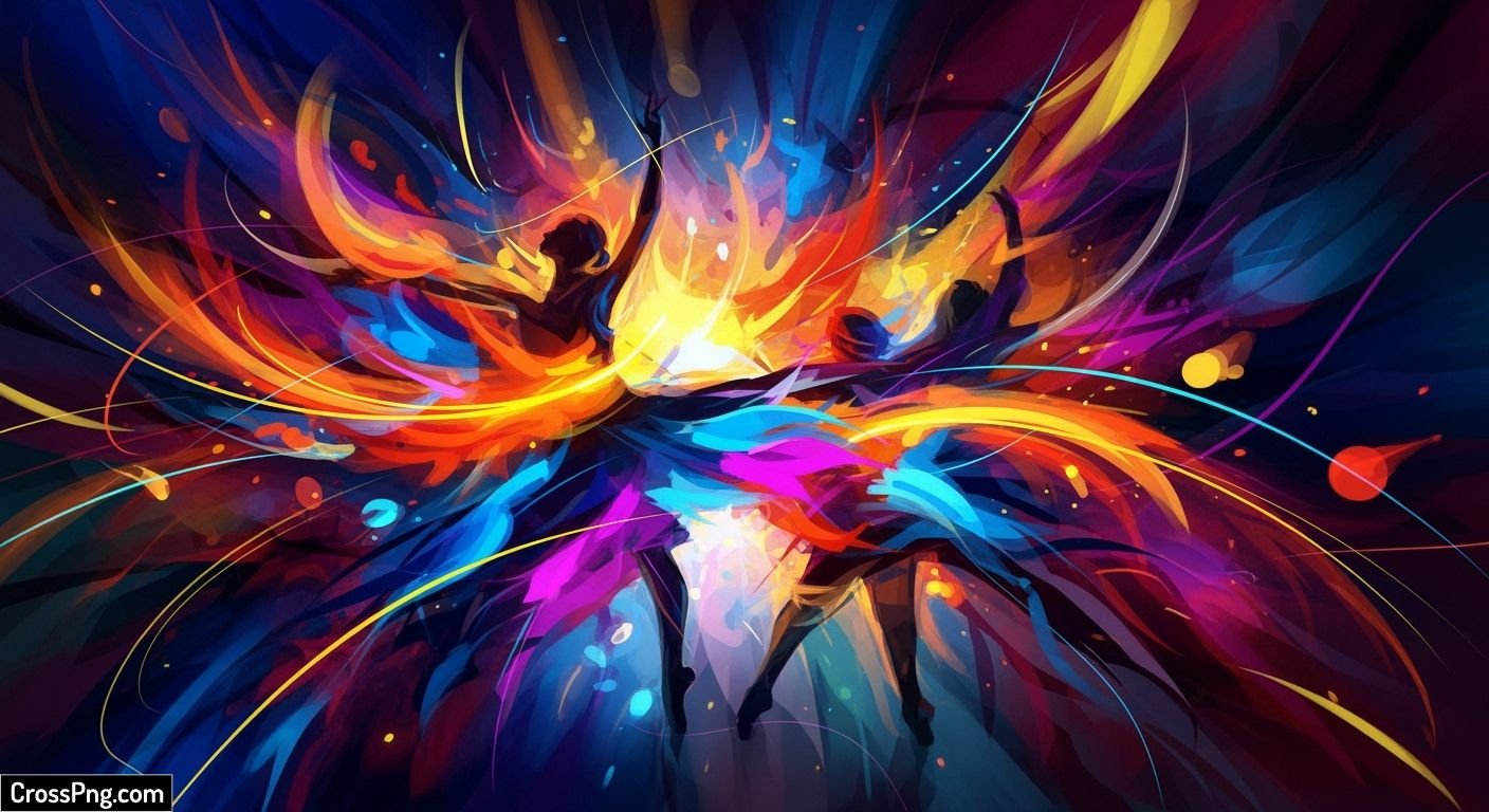 Abstract dance background image