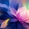 Abstract floral background image