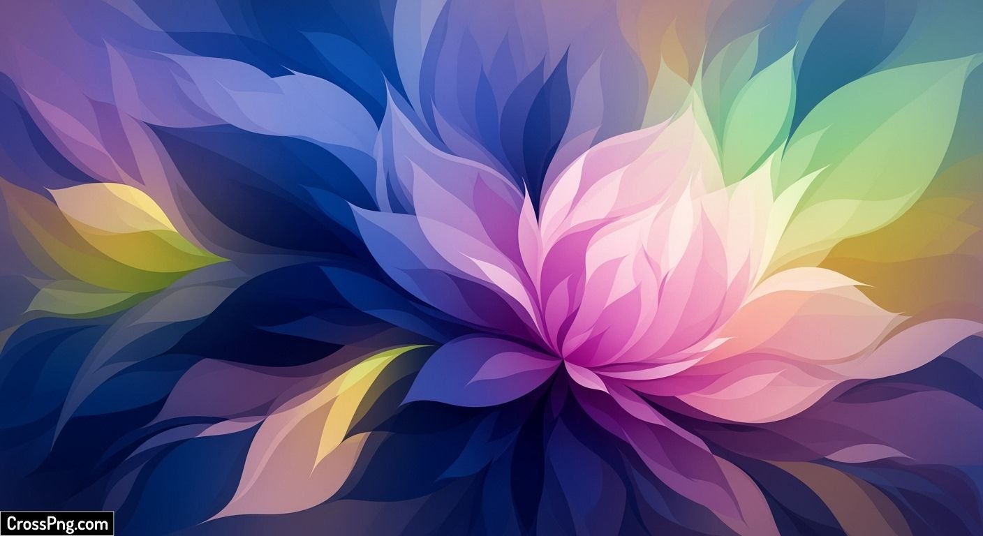 Abstract floral background image 3