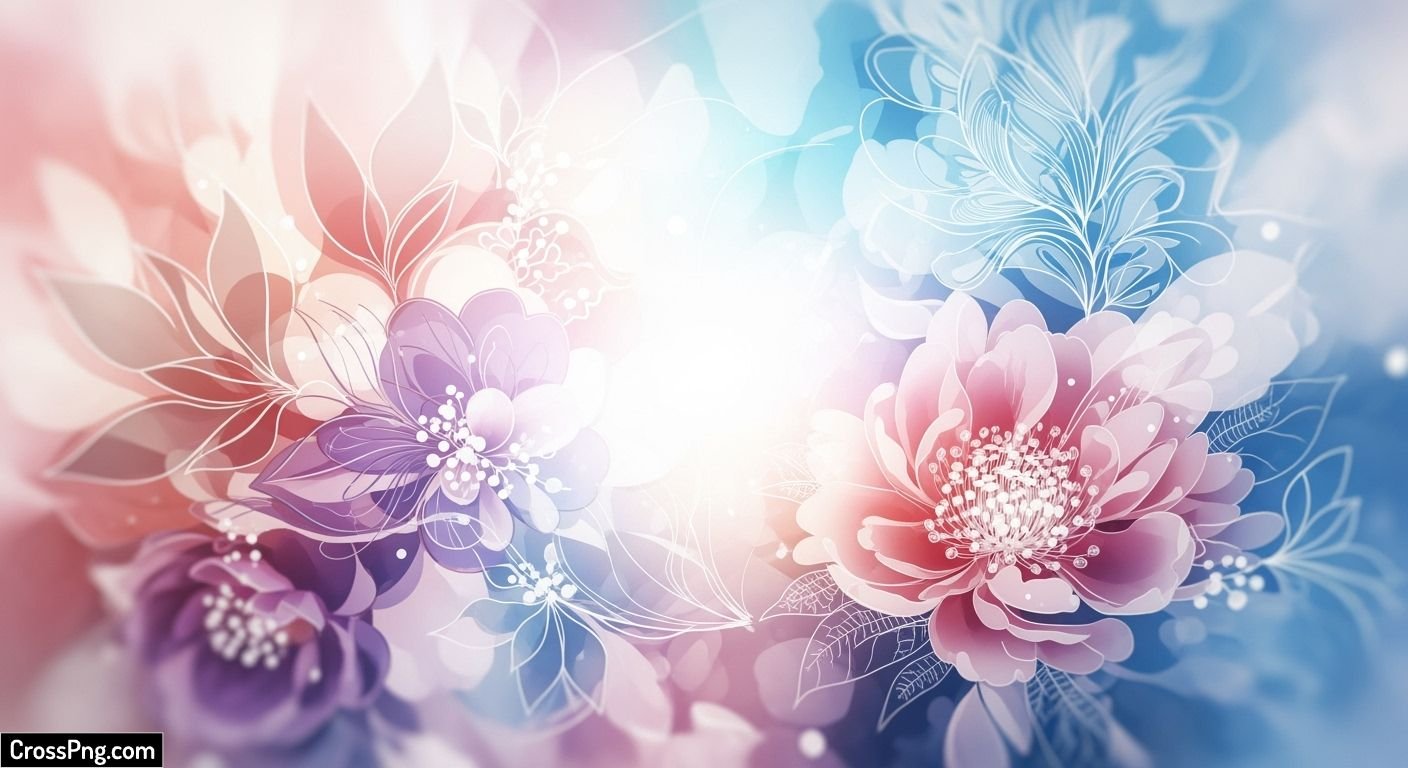 Abstract floral background image