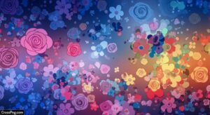 Abstract flower background image