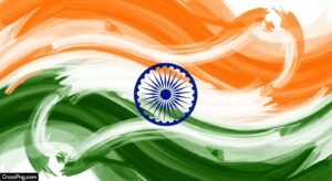Abstract indian flag background image