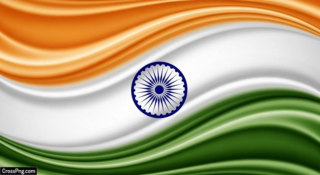 Abstract indian flag background image 2