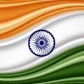Abstract indian flag background