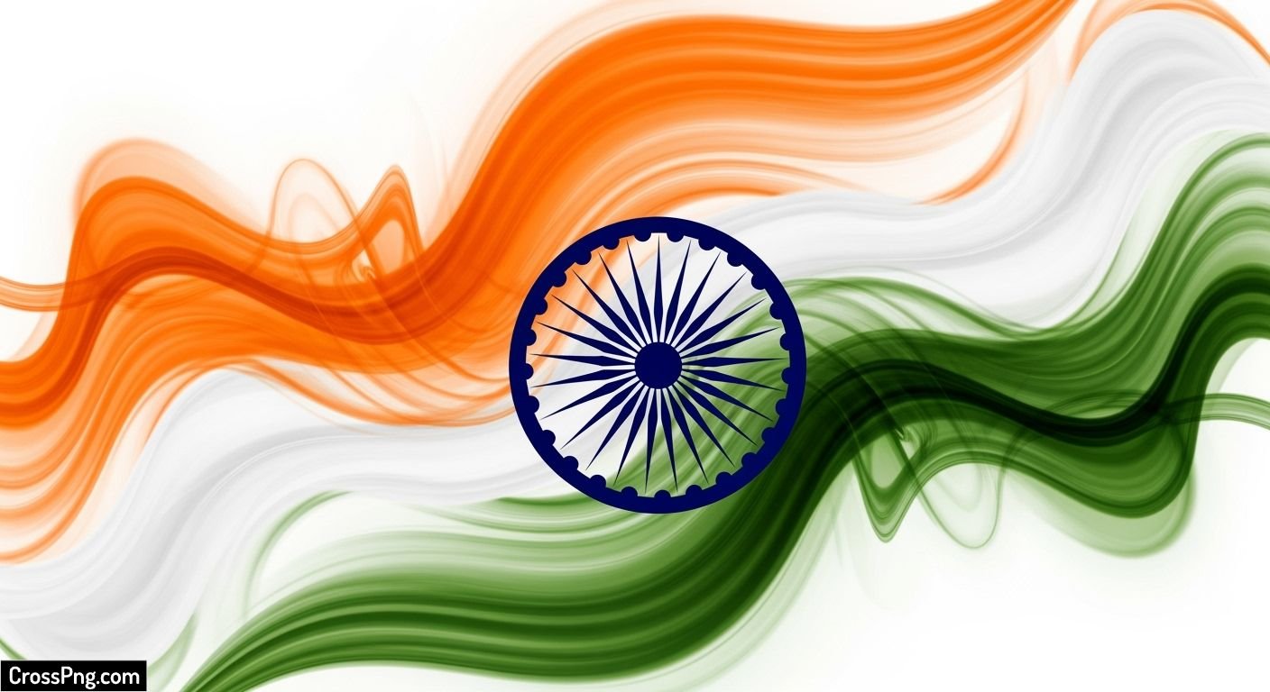 Abstract indian flag background image 5