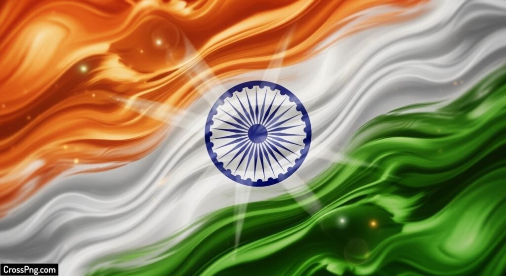 Abstract indian flag background image 6
