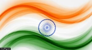 Abstract indian flag background image 7