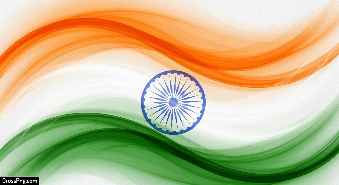 Abstract indian flag background image 7