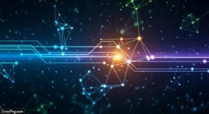 Abstract network background image