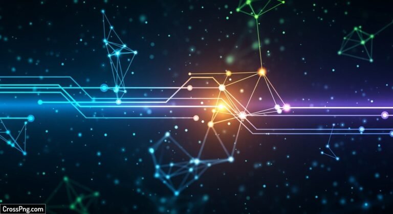 Abstract network background image