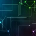 Abstract network background image
