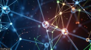Abstract network background image 3