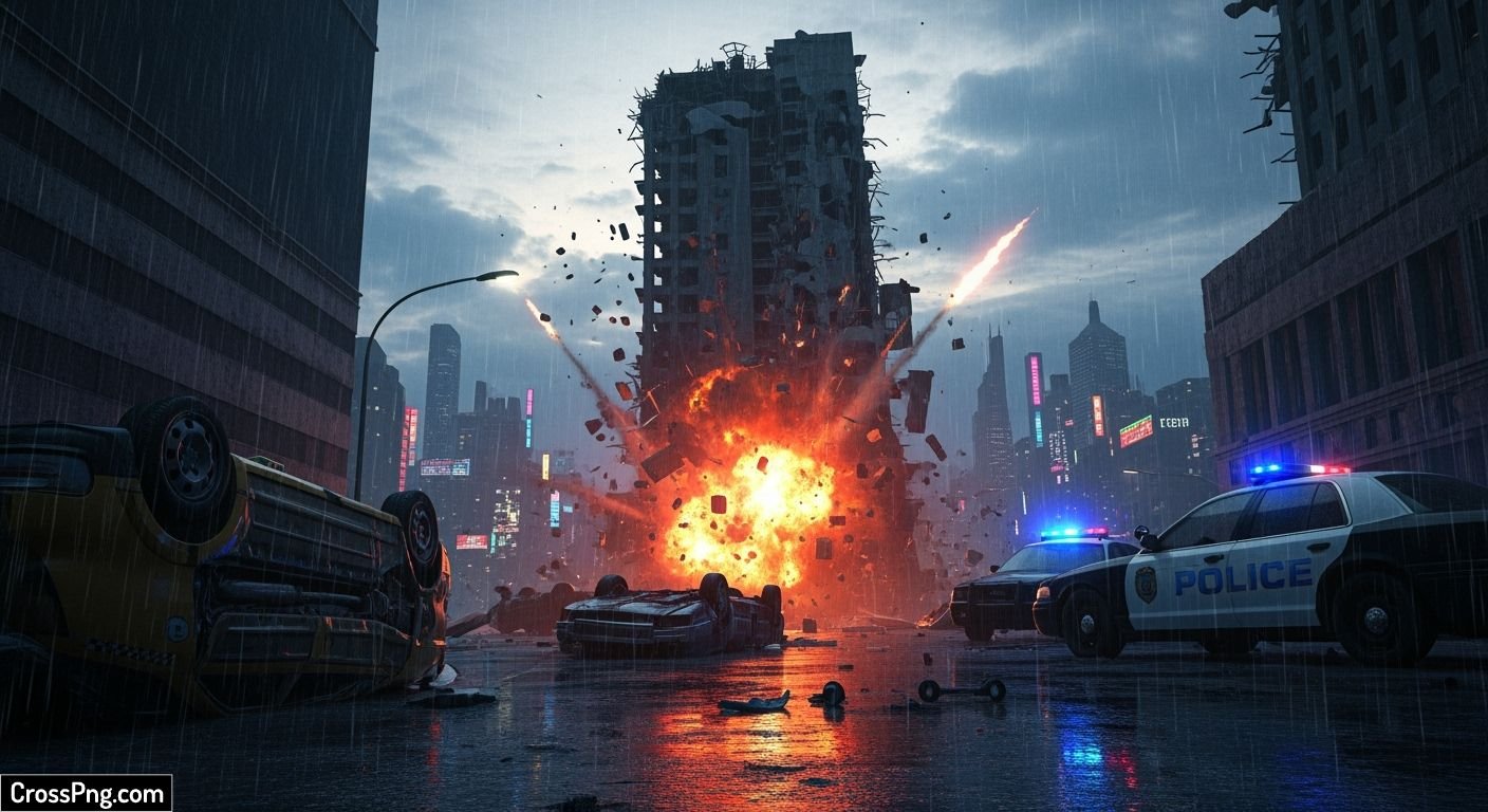 Action movie background image 2