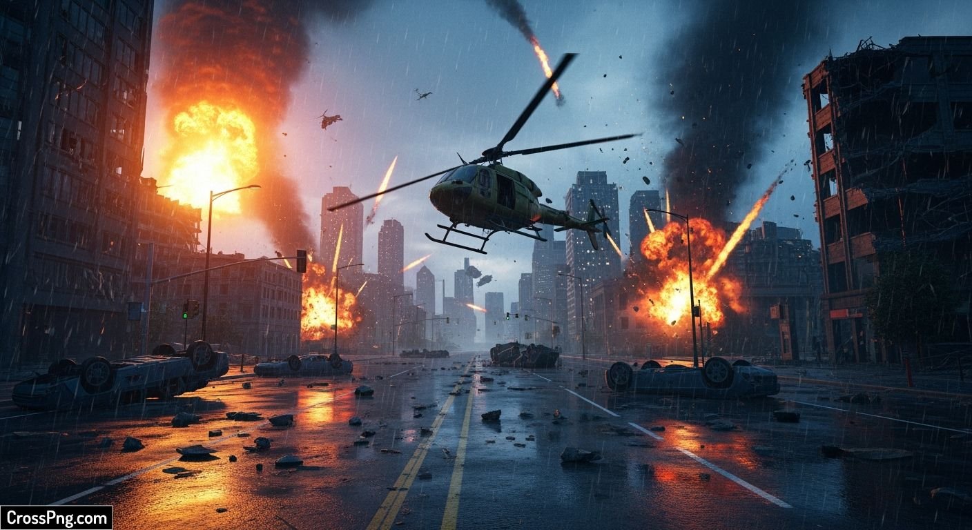 Action movie background image 3