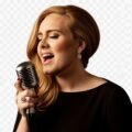 Adele transparent background