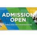 Admission open banner background
