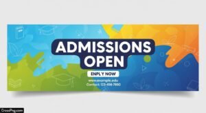 Admission open banner background image 2