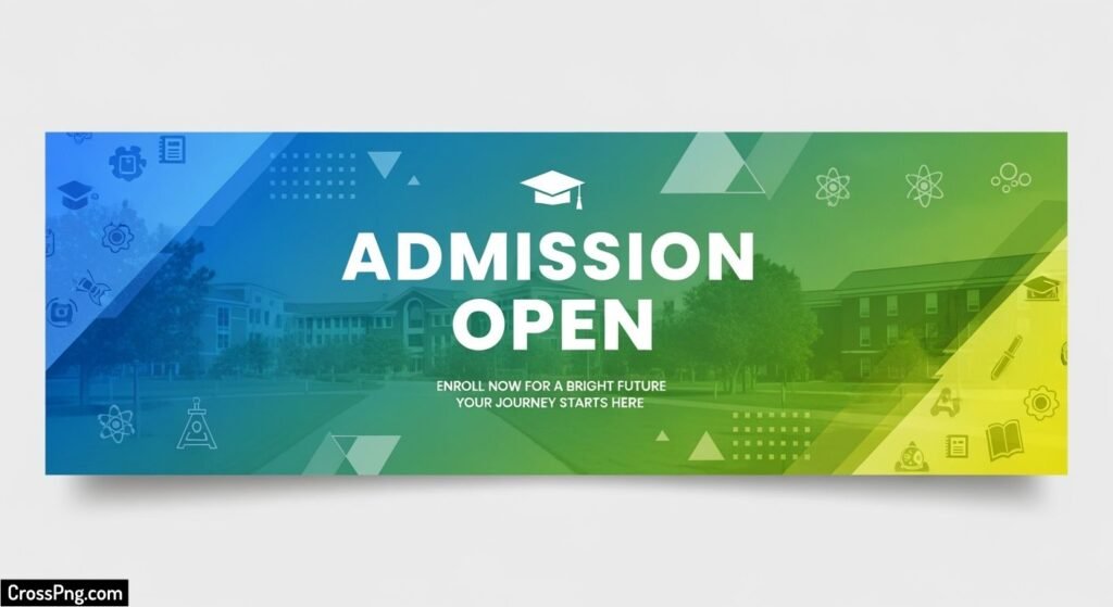 Admission open banner background image 3