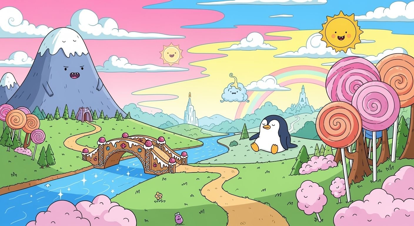 Adventure time background image 2
