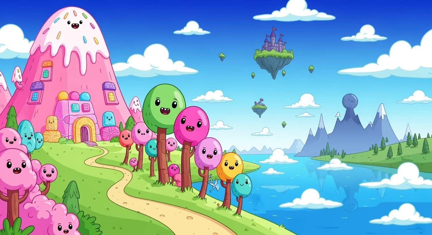 Adventure time background image 3