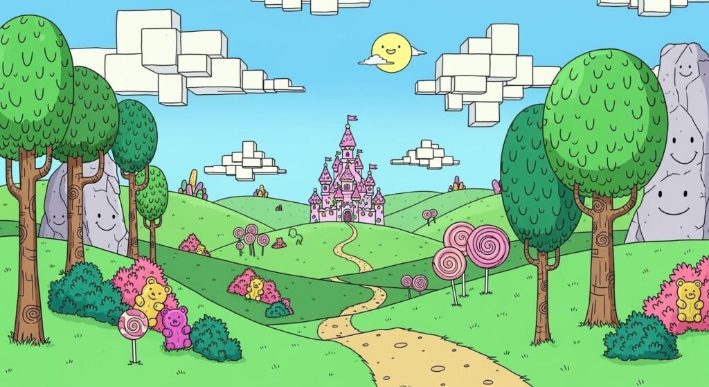 Adventure time background image 6