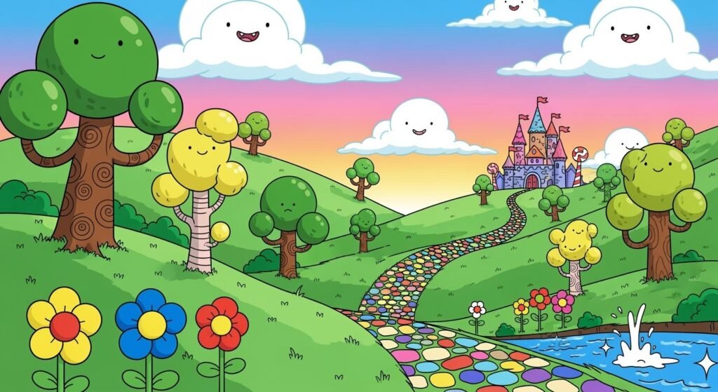 Adventure time background image 7