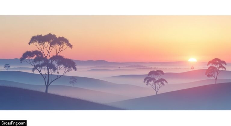 Aesthetic background landscape image