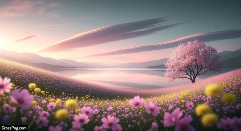 Aesthetic background landscape image 2