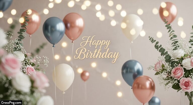 Aesthetic birthday background image
