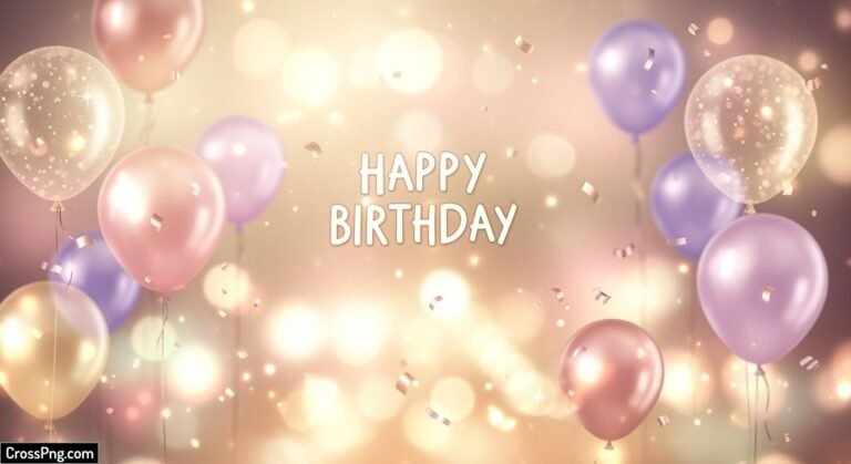 Aesthetic birthday background image 4