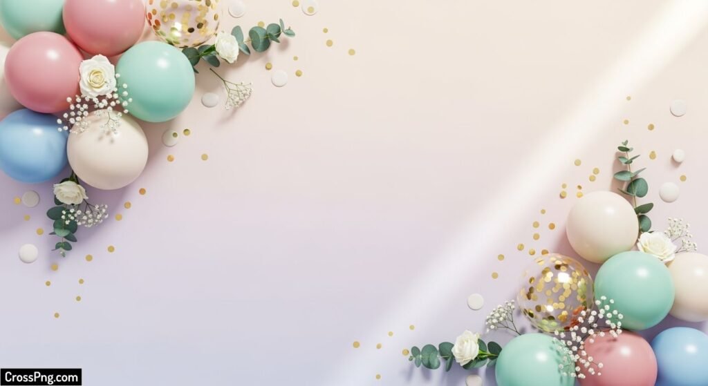 Aesthetic birthday background image 5