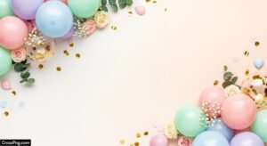 Aesthetic birthday background image 6