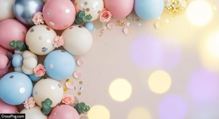 Aesthetic birthday background image