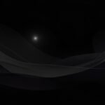 Aesthetic black background wallpaper image