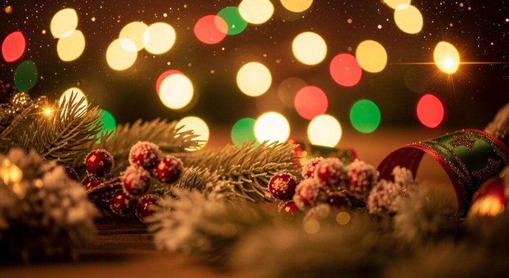 Aesthetic christmas background image 2