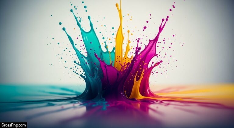 Aesthetic color splash background image 2